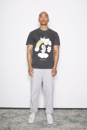 Care Bears In the Clouds T Shirt - Black