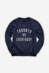 Toronto -vs- Everybody Crewneck - Navy