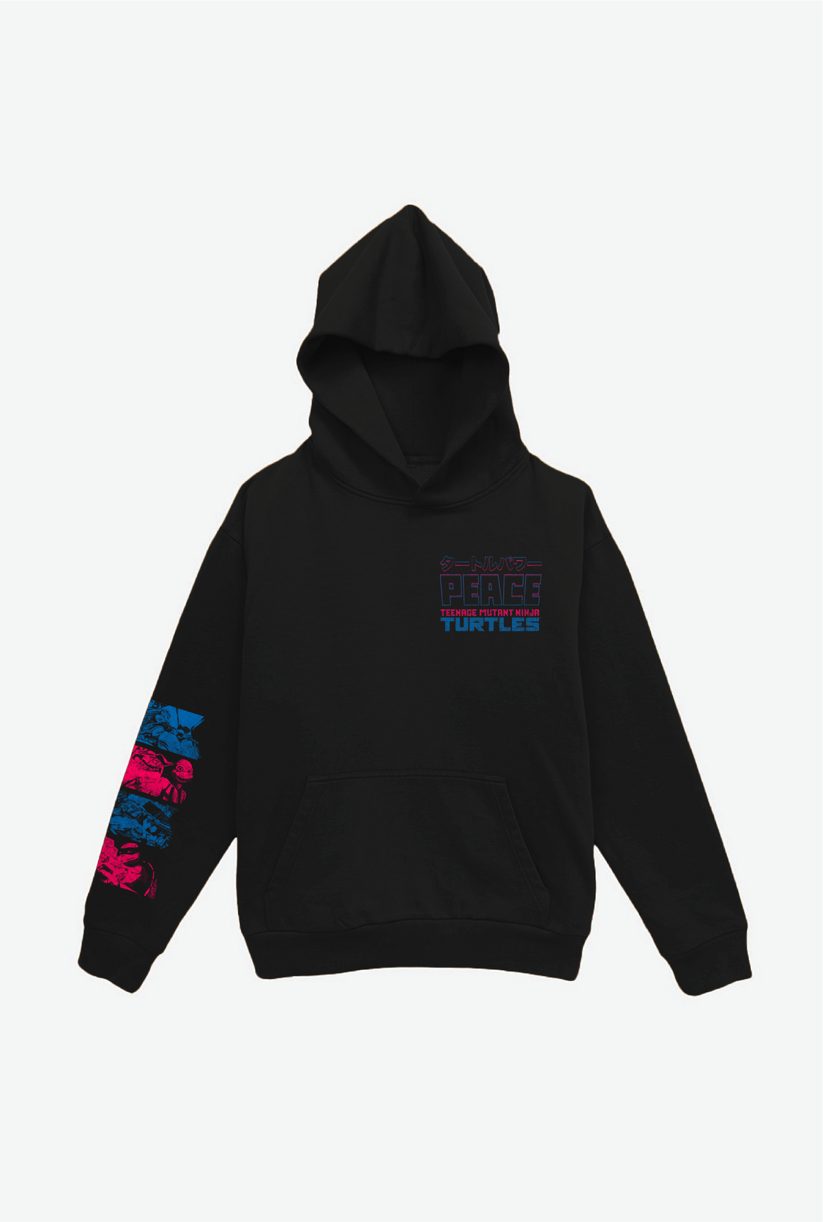 P/C x TMNT Ninja Turtles Heavyweight Hoodie - Black