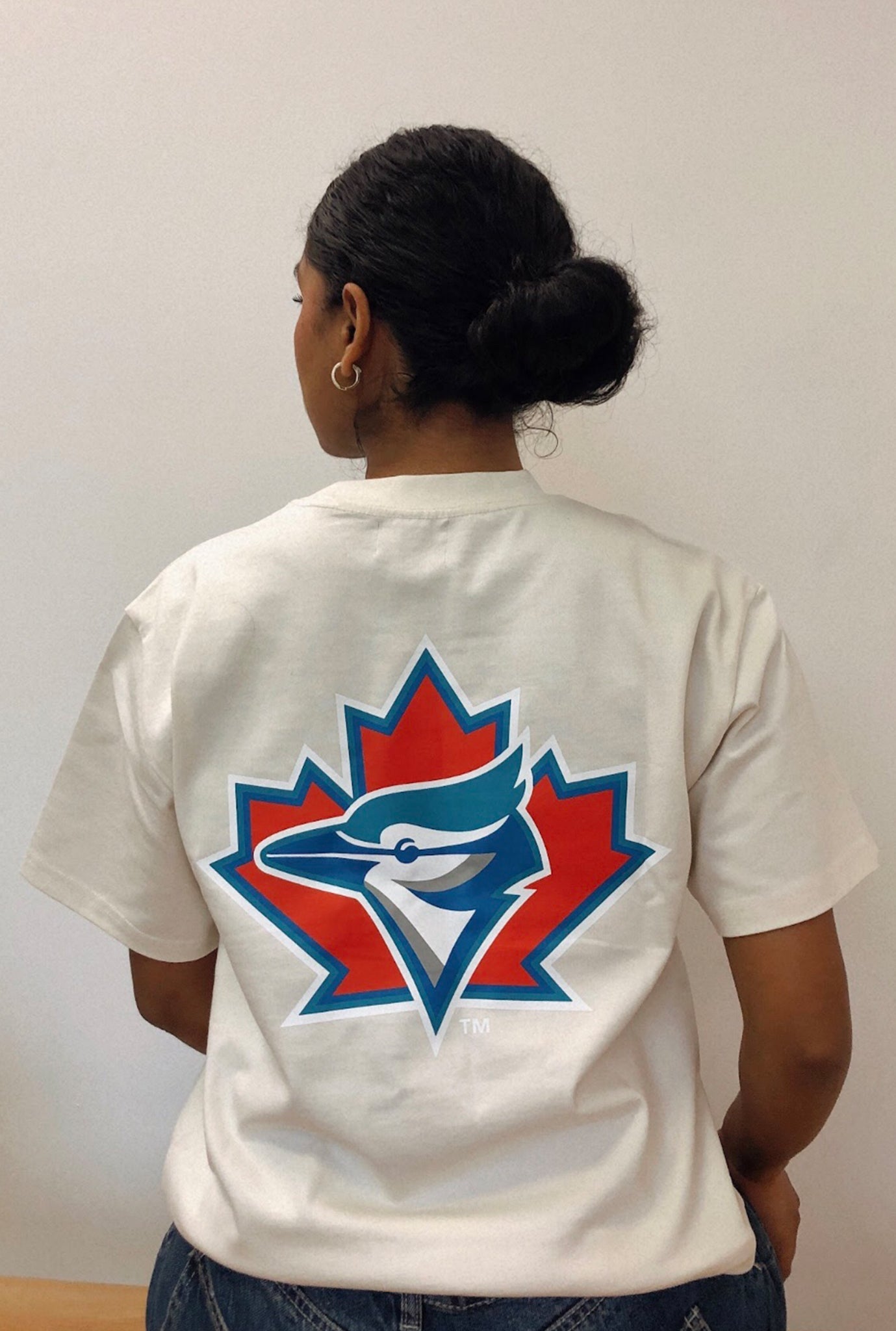 T-shirt poids lourd Toronto Blue Jays - Naturel