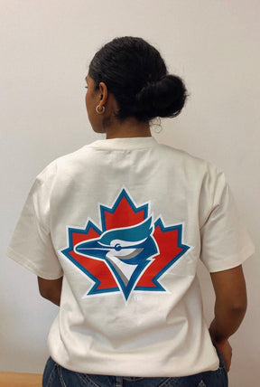 T-shirt poids lourd Toronto Blue Jays - Naturel