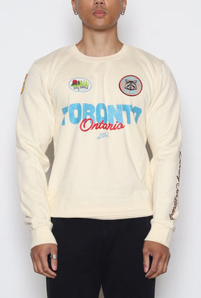 Toronto Patch Crewneck - Ivory
