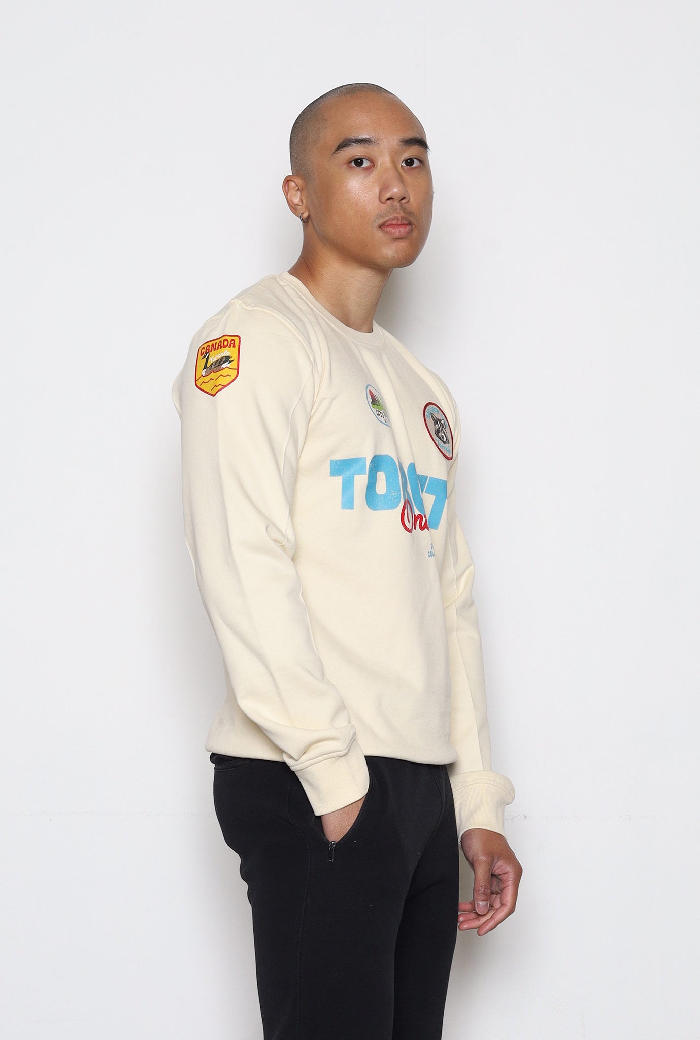 Toronto Patch Crewneck - Ivory