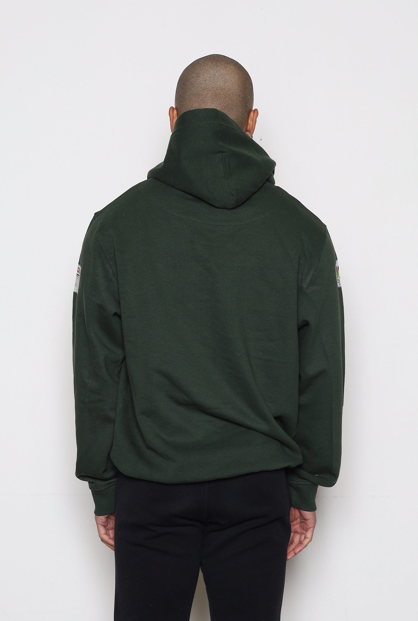 Raccoon City Patch Hoodie - Forest Green