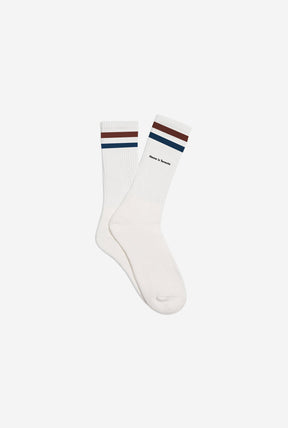 Home is Toronto Minimal Chaussettes - Marine/Red Stripe