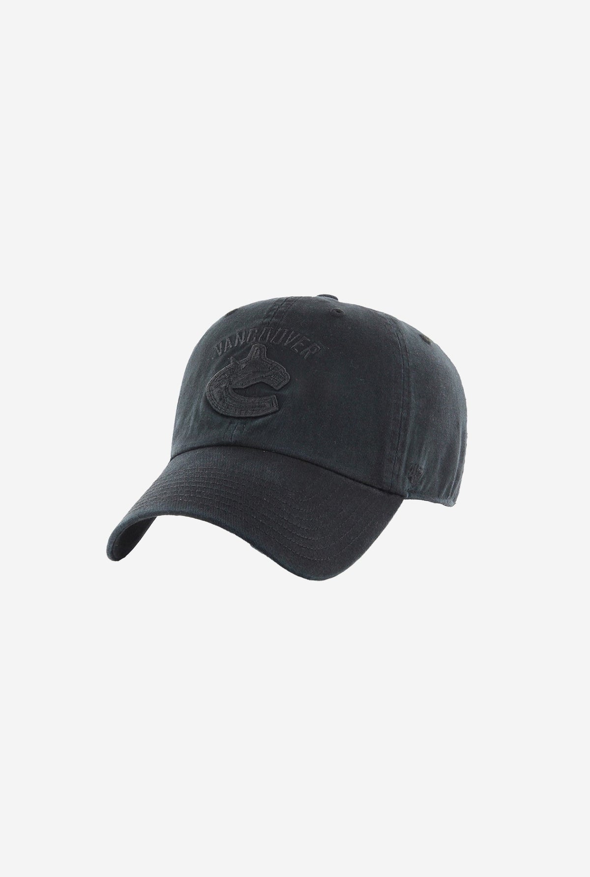 Vancouver Canucks Clean Up Cap - Black/BlackVancouver Canucks Clean Up Cap - Black/Black