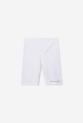 Protect Your Energy Movement™ Biker Shorts - White