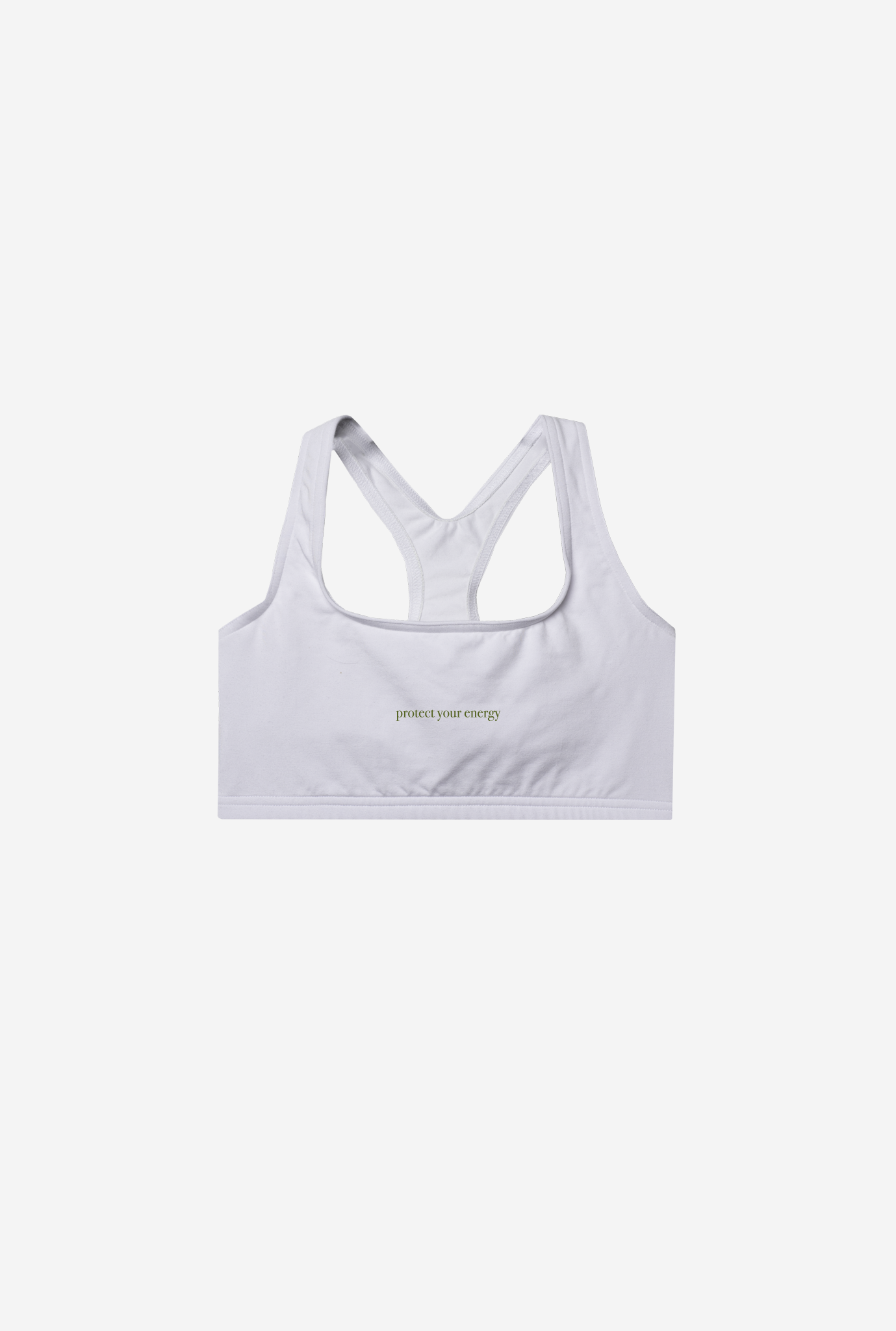 Brassière Protect Your Energy Movement™ - Blanc