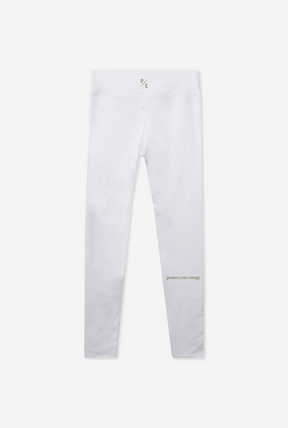 Legging Protect Your Energy Movement™ - Blanc