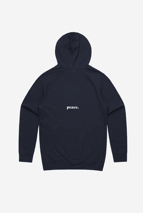 Peace Essentials Hoodie - Navy