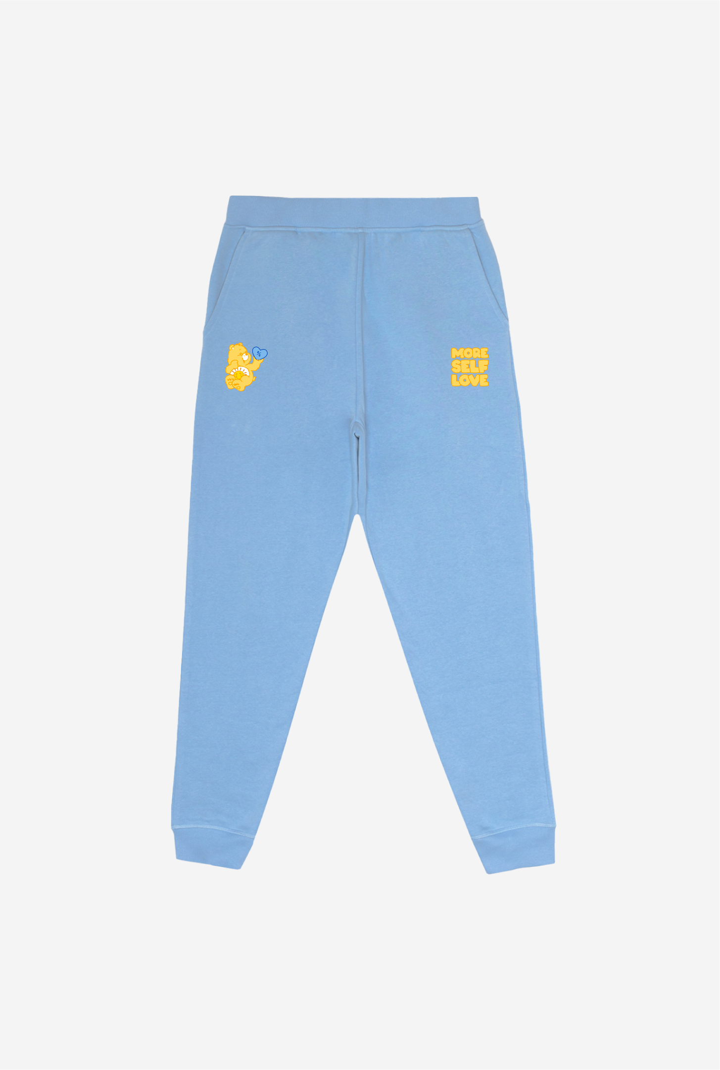 Funshine Bear More Self Love Jogger - Vista Blue