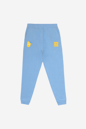 Funshine Bear More Self Love Jogger - Vista Blue