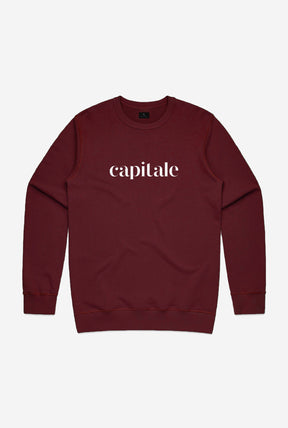 Capitale Crewneck - Maroon