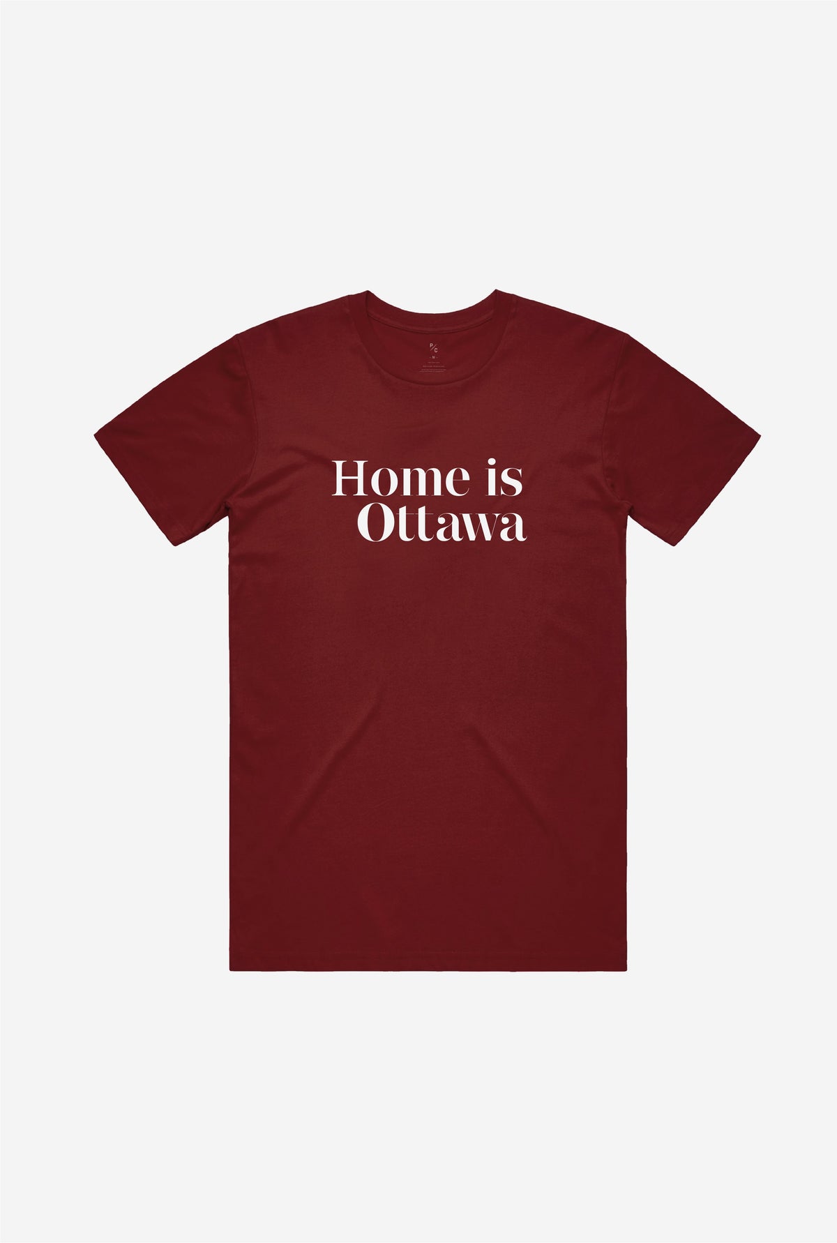 Home is Ottawa T-Shirt - Maroon