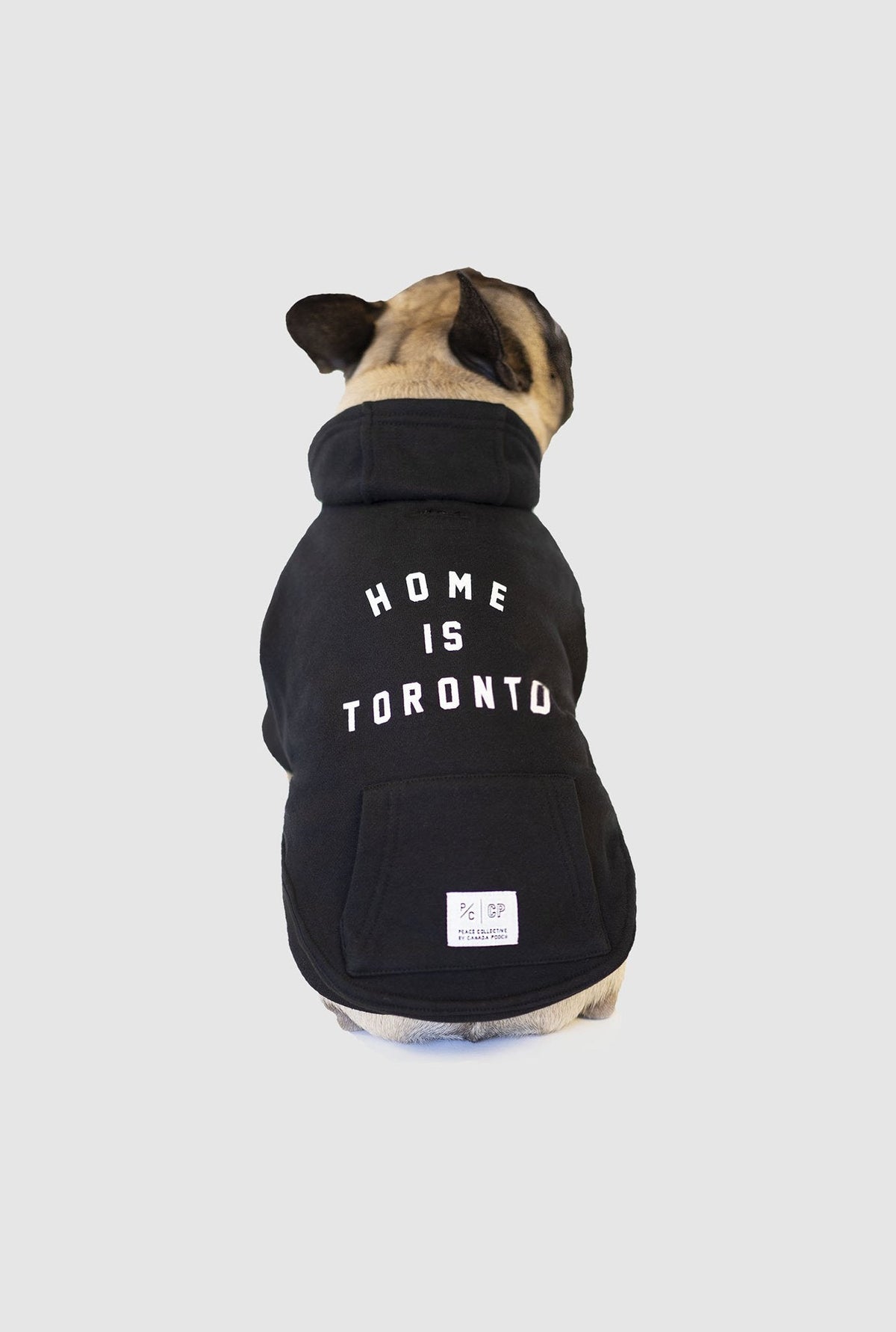 P/C x Canada Pooch Home is Toronto Dog Hoodie - Black - Duplicated